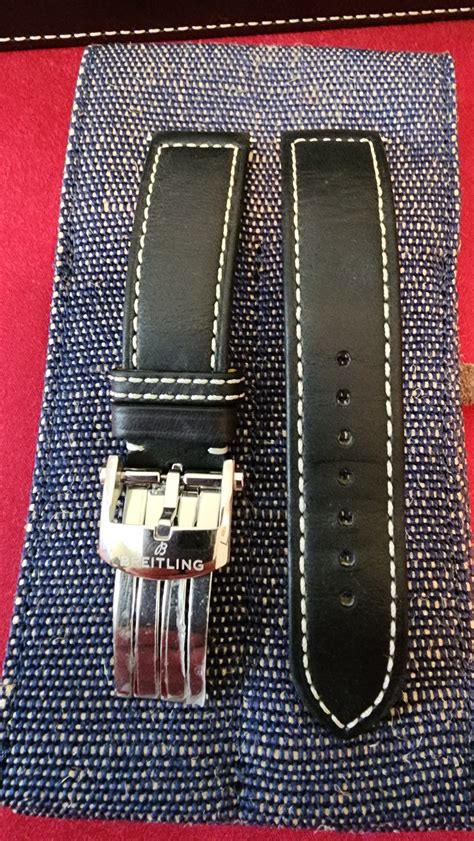 Leather strap with clasp Breitling 